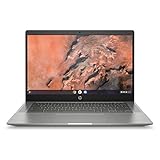 HP Chromebook 14a-na0214ng (14 Zoll / HD) Laptop (Intel Celeron N4020, 4GB LPDDR4 RAM, 64GB eMMC, Intel UHD Grafik, Chrome OS, QWERTZ-Layout) silb