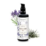 BIO Massageöl Allgäuer Nachtruhe mit 100% naturreinen Ätherischen Ölen aus Lavendel, Zeder, Mandarine. Veganes und tierversuchsfreies Massageöl erfrischt und belebt, 100