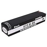 B-T Kompatibel Tintenpatronen Ersatz für HP 970 970XL Schwarz Druckerpatronen für HP Officejet Pro X451dn X451dw X476dn MFP X476dw MFP X551dw X576dw MFP Drucker (1 Pack)