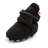 Unisex Baby Winterstiefel Mädchen Jungen Weiche Sohle Stiefeletten Stern Schneestiefel Säuglings Neugeborene Kleiner Wärmeschuhe Plus Samt Warm Halten Boden Plüsch Anti-Rutsch Stiefel Socken S