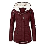 Outdoorjacken Softshelljacke GefüTterte Herbstmantel Oder Parka Damen Regenjacke Lang Regenmantel Mit Kapuze Wasserdicht üBergangsjacke Windbreaker Regenparka Leicht Wanderjacke W