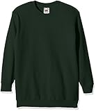 Fruit of the Loom Jungen Regular Fit Sweatshirt SS027B, Grün (Bottle Green), 14/15 Jahre (Herstellergröße: 164cm)