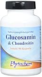 Phytochem Glucosamin und Chondroitin 90 Kapseln - Premium Qualität, 92 g