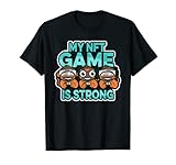 My NFT Game is Strong Süße Gamer Afffen Crypto Gamer T-S