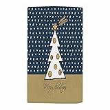 719 Handtuch Mehrfarbig Reisetuch Schnelltrocknend Handtücher Gruß Baum Frohe Weihnachten Stern Abstrakte Kunst Banner Farbe Komet Vintage Badetuch 40X70Cm Für Sport Sauna R