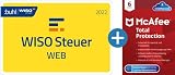 WISO Steuer-Web 2022 Mac (für Steuerjahr 2021) + McAfee Total Protection 2022 (6 Gerät, 12 Monate) | Aktivierungscode per E