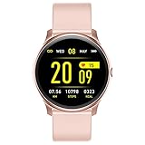 QLK SMART Watch, KW19, Damen- Und Herrensportarten Smart Armband, Blutdruck, Herzfrequenzschlafüberwachung, Meldung Erinnerung Android Ios,B