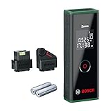 Bosch Laser Entfernungsmesser Zamo Set mit zwei Adaptern (3. Generation, Messbereich: 0,15 – 20,00 m, Karton) - Amazon E