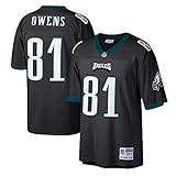 Mitchell & Ness Terrell Owens #81 Philadelphia Eagles Legacy Throwback NFL Trikot Schwarz, XL