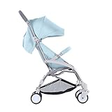 Gute Qualität Kinderwagen Buggys Leichter Kinderwagen, der tragbaren Kinderwagen faltbar sitzt, stützender Säuglingswagen Baby Standardkinderwagen (Color : Sky Blue)