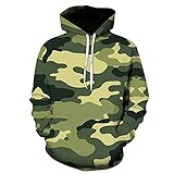 XDJSD Herren Pullover Hoodie Herren Übergroßer Pullover Mode Bedrucktes Sweatshirt Paar Bedruckter Kapuzenpullover Damen Kapuzenpullover Lang