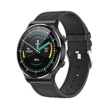 Smartwatch Touchscreen,wasserdicht fitnessuhr,Intelligente Bluetooth-Anrufuhr,Herzfrequenzmessung,Musik aufzeichnung,4G-Speicherwähler lokale,Sportuhr Suitable for Andro(Size:1.7 inches,Color:black 2)