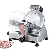 Halbautomatische Slicer Elektrische Allesschneider 240w Brotschneidemaschine Mit Einstellbare Schnittstärke 1-13mm Wurstschneidemaschine Fleischschneider Mit Mit 10-zoll-kling