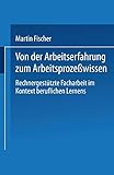 Von der Arbeitserfahrung zum Arbeitsprozeßwissen: Rechnergestützte Facharbeit Im Kontext Beruflichen Lernens (German Edition)