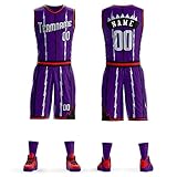 VOLLENC Personalisiertes Basketball-Trikot für Männer Mesh Name Nummer Teamname Muster Iconbasketball Jersey