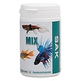 SAK Mix Granulat Größe 0 Fischfutter Salmler Barben Lebendgebärende Labyrinthfische Welse 300 ml D