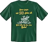 RAHMENLOS Angeln - Angler über 50 - Fun T-Shirt 100% Baumwolle - Größe XL