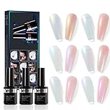 Beautilux Gel Nagellack Top Coat Semi-permanenter Lack Set Nail Art Design Gele 6x10