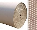 1-PACK Rollenwellpappe, Wellpappe auf Rolle, 50cm x 70m, B-W
