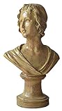 Desktop-Skulptur Athena Büste Skulptur, griechische Büste Göttin Kunststatue, Retro Fensterdekoration, Inneneinrichtung Zubehör, Handwerk Dekoration, Fig