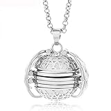 Dastrues Expanding Photo Locket Erweiterung Foto Medaillon Halskette Anhänger Geschenk Schmuck Dekoration für Frauen D