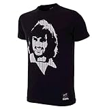 Copa Herren George Best Repeat Logo T-Shirt Rundhals T-Shirt S Schw