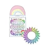 invisibobble Kinder Haargummi Magic Rainbow I 3x Spirale Haargummis Mädchen bunt für Kinder I das Original, designed im Herzen Münchens, Regenbogen/B