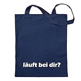 Kiwistar Läuft bei dir? Design 1 Tragetasche Baumwolltasche Stoffbeutel Umhängetasche Langer Henk