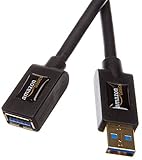 Amazon Basics USB 3.0-Verlängerungskabel (A-Stecker auf A-Buchse) 3 m (Abwärtskompatibilität zu USB 2.0 und 1.1 )