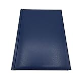 Buchkalender Chefplaner Terminplaner 2022 A5 1 Tag 1 Seite (Blau)