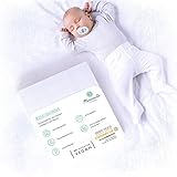 Mammacita wasserdichte Matratzenauflage für Babys. Matratzenschoner für Babymatratzen ohne Knistern I Wasserdichte Matratzenauflage atmungsaktiv I waschbarer Matratzenbezug & M