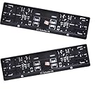 2er Set KENNZEICHENHALTER KENNZEICHENVERSTÄRKER FC SCHALKE 04 S04