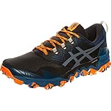 Asics Mens Gel-Fujitrabuco 8 Running Shoe, Directoire Blue/Black, 45 EU