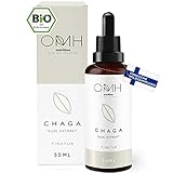 Chaga Pilz Extrakt Tinktur Bio 50ml Tropfen nachhaltige Wildsammlung aus F