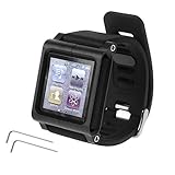 Ixkbiced Smart Aluminium Metall Uhrenarmband Armband Kit Cover Case für Apple iPod Nano 6 6