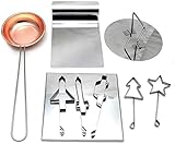 ZYZJ Dalgona Korean Squid Game Sugar Kit of Tv Same Type Squid Game Sugar Candy Making Tools,Korean Sugar Candy Making Tools Set Dalgona 9pcs in 1set (TV Same Type)