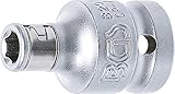 BGS 8201 | Bit-Adapter mit Haltekugel | Innenvierkant 12,5 mm (1/2') | Innensechskant 6,3 mm (1/4')