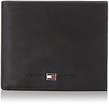 Tommy Hilfiger Herren JOHNSON MINI CC WALLET Geldbörsen, Schwarz (BLACK 002), 11 x 7 x 3