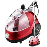 LONGDONG Dampfglätter Steamer, Hängendes Dampfbügeleisen, 90 °Vertikal/180 ° Horizontal 2 Bügelmethoden, 1.8L Wassertank, 11 Einstellbarer Dampfstufen, Schnelle Faltenentfernung, 35g~45g/Min,R