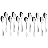 GRÄWE Kaffeelöffel 12 Stück, kleine Löffel aus Edelstahl, 12-telig Set, handpoliert, spülmaschinengeeignet - Serie S