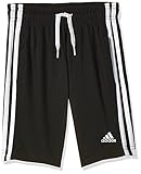 adidas Jungen YB E 3S KN SH Kurze Hosen, Black/White, 134 (8/9 años)