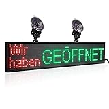 Leadleds 50,8 cm RGB LED Open Sign, WiFi programmierbare Scrolling-Nachrichtenanzeige für Werbung und Geschäft (Vollfarbig)
