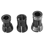 DingGreat 3 Stück Spannzangen Adapter, Spannzange für Geradschleifer Ersatzspannzange 6mm 6.35mm 8