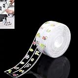 Heroicn Küchenspüle Wasserdichter Aufkleber Anti-Schimmel-Klebeband, 3,2 Mt Wand Badezimmer Arbeitsplatte Toilettenspalt-Dichtungsstreifen Washi Tape, Selbstklebendes Dichtungs-Dichtungsstreifen-B