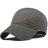 CACUSS Baumwolle Herren Mesh Baseball Cap einstellbar für Draussen Sport oder auf R