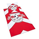 RB Leipzig Bettwäsche - Glow in The Dark - 2teilig (Kissen, Bezug) 135 x 200 cm RBL - Plus Lesezeichen Wir lieben Fußb
