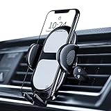 Amazon Brand - Eono Handyhalterung Auto, Handy Halterung für Auto Lüftung 360 Grad drehbare Handyhalterung, Entriegelung mit nur einem Tastendruck Universal Handy Halter für iPhone Huawei Galaxy