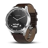Garmin Herren HR Premium Smartwatch Vivomove, Silber, Sin Esp
