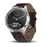 Garmin Herren HR Premium Smartwatch Vivomove, Silber, Sin Esp