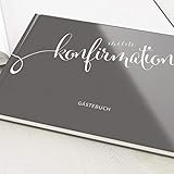 sendmoments Konfirmationsgästebuch, Dieser Tag, hochwertige Blanko-Innenseiten, 32 Seiten oder mehr, Hardcover-Buch, A4 Querformat, personalisierb